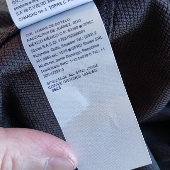 Old Navy StretchTech Go-H2O Water Repellant Joggers Mens M Coffee Grounds brown - Picture 8 of 13